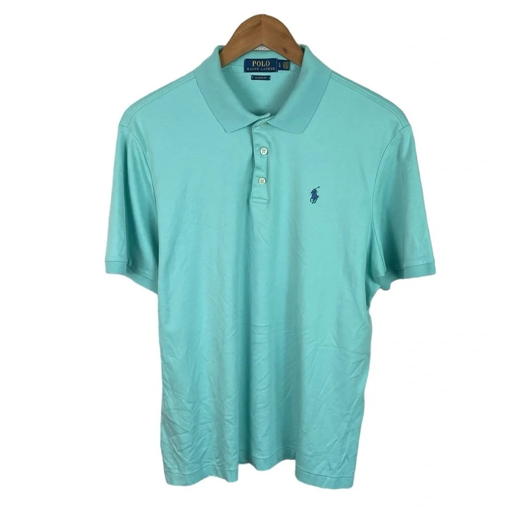 PO724 Men’s Polo Ralph Lauren Designer Preppy Classic Fit Polo Shirt L